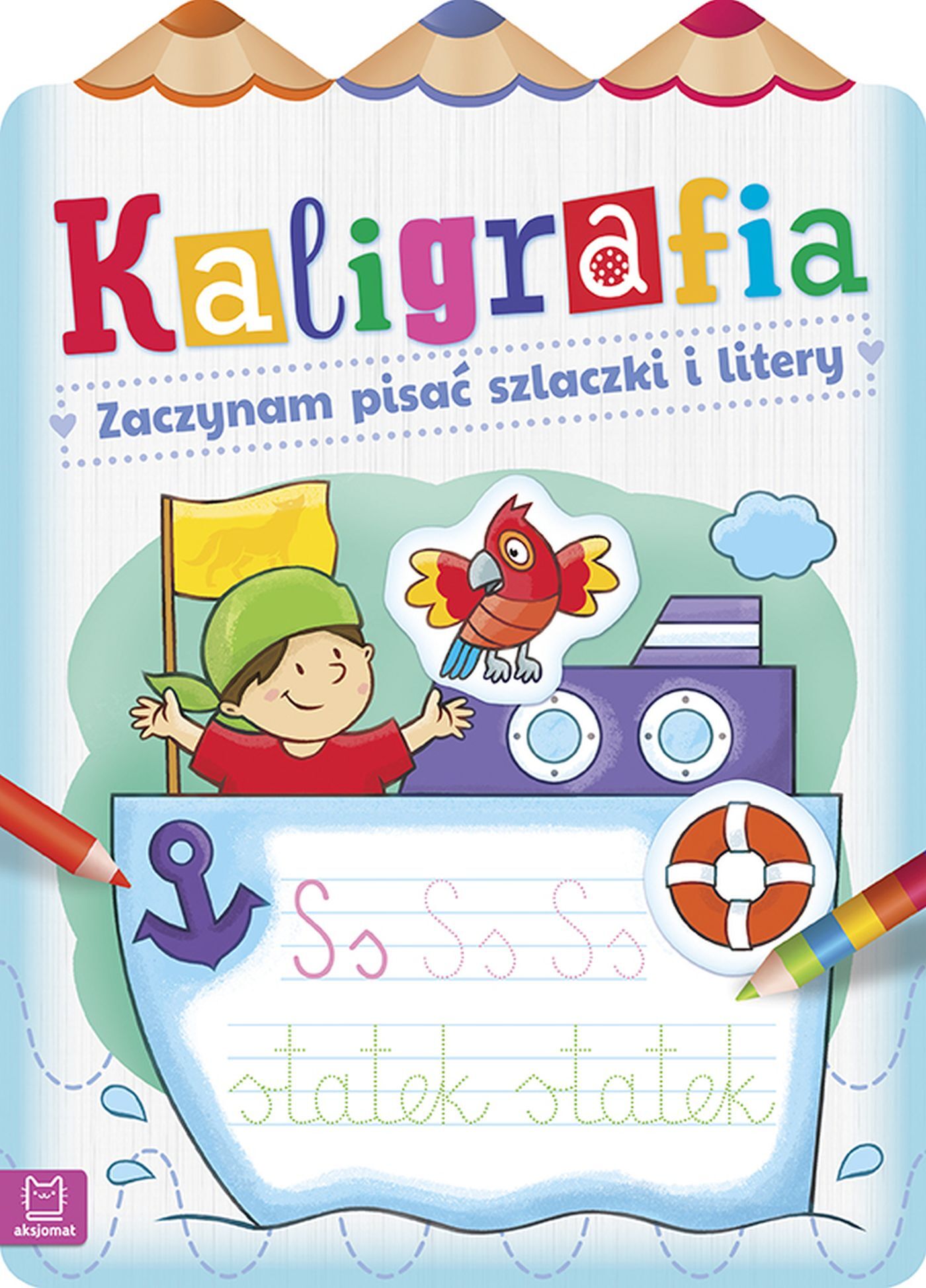 Kaligrafia. Zaczynam pisać szlaczki i litery