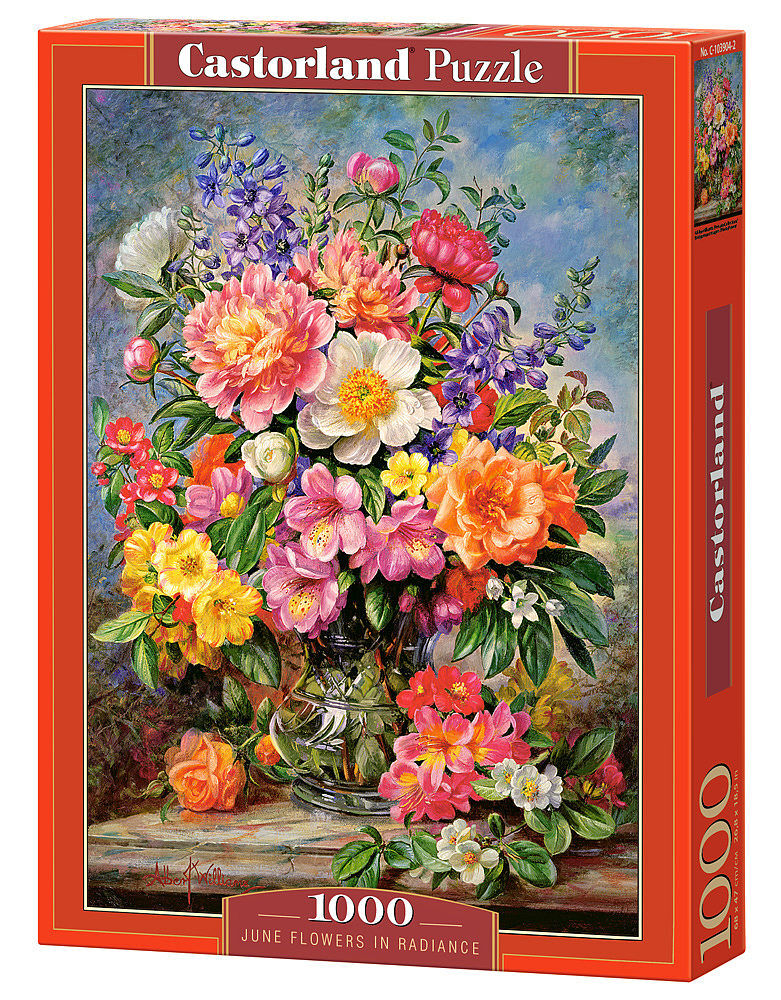 Puzzle 1000 June Flowers in Radiance