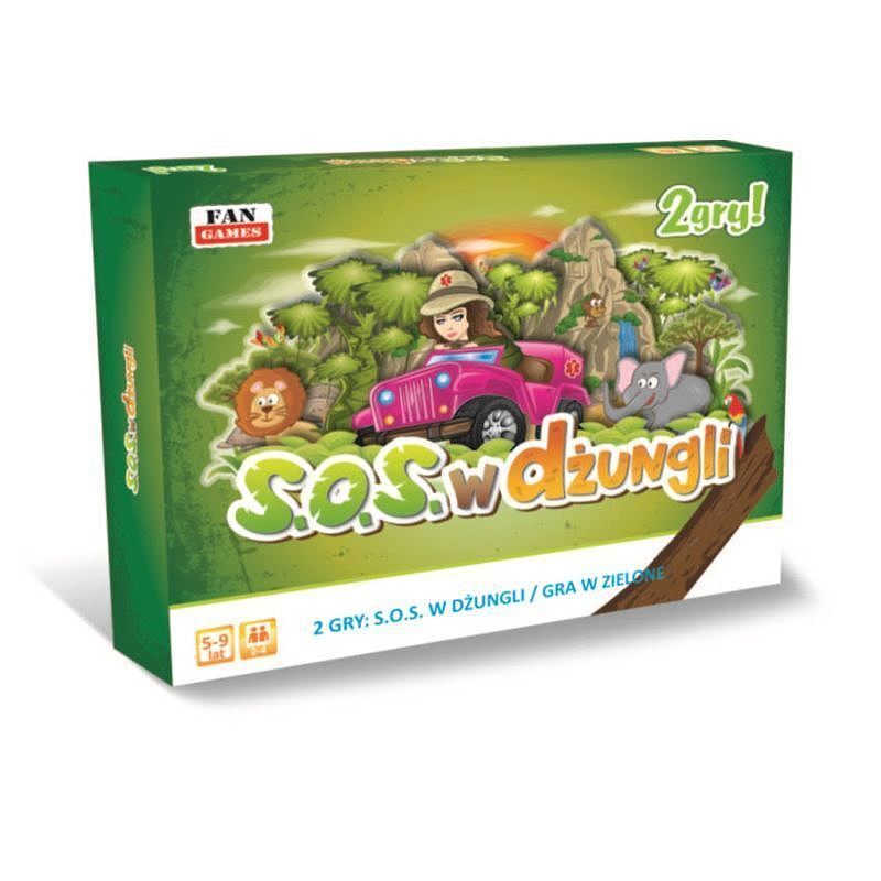 Gra 2w1 sos w dżungli gra w zielone