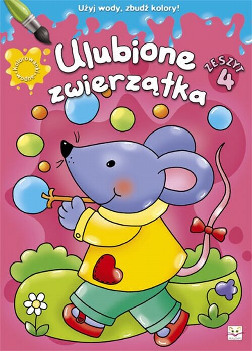 Kolorowanki wodne. Ulubione zwierzątka cz.4