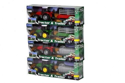 Teama Traktor zielony + cysterna 1:32