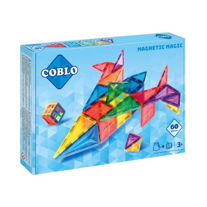 Klocki magnetyczne COBLO Basic 60 elementów