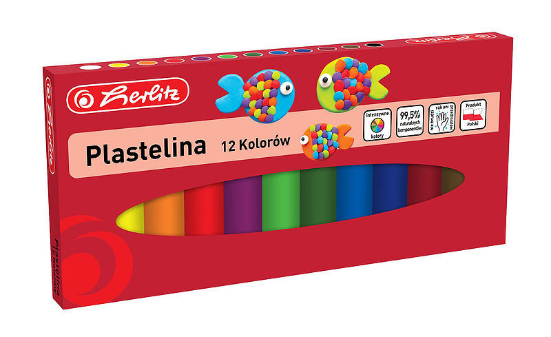 Plastelina 12 kolorów
