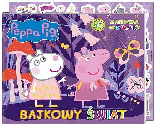 Peppa Pig. Zabawa w kolory. Bajkowe kolory.