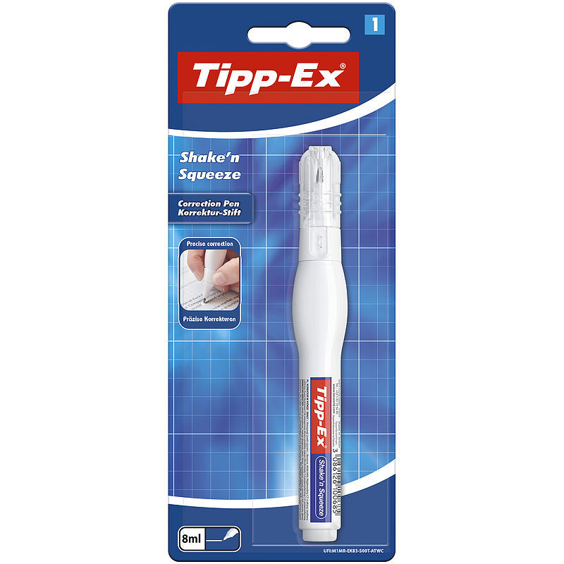 Korektor tipp-ex shake n squeeze 8ml blister 1szt