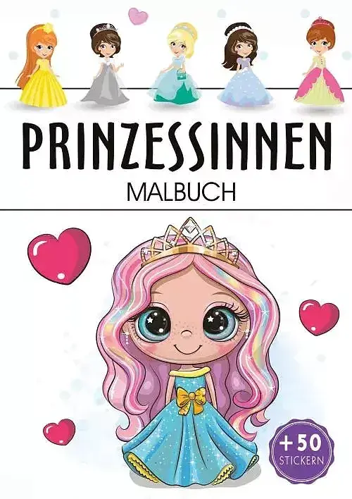 Prinzessinnen. Malbuch
