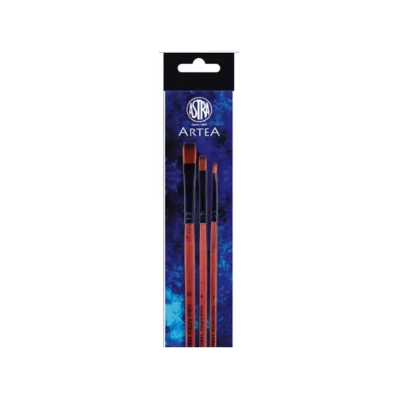 Zestaw pędzli nylon artea 3 szt