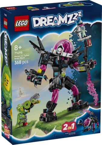 LEGO Dreamzzz Mateo kontra mech Cybermózgowca 71495