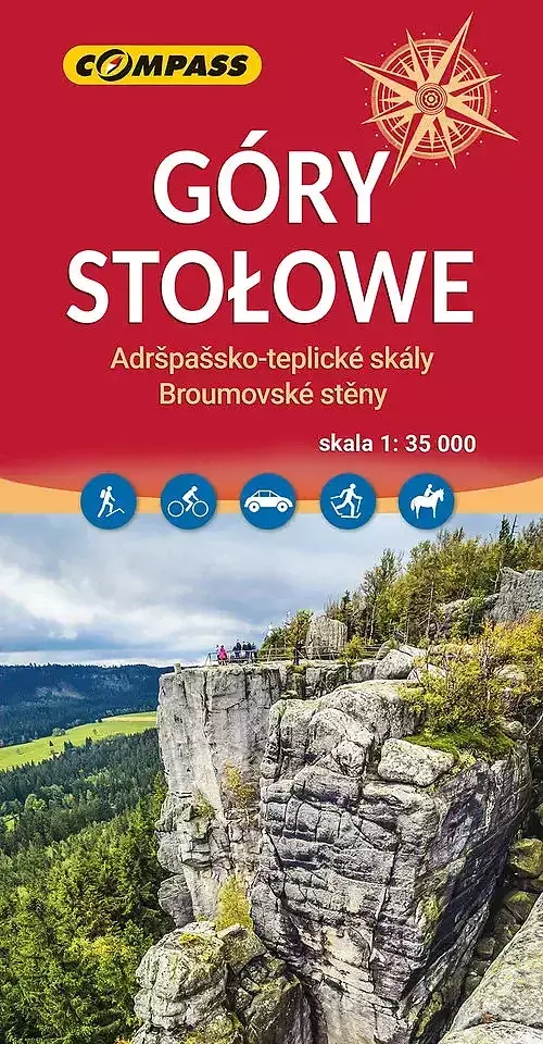 Góry Stołowe. Mapa turystyczna w skali 1:35 000