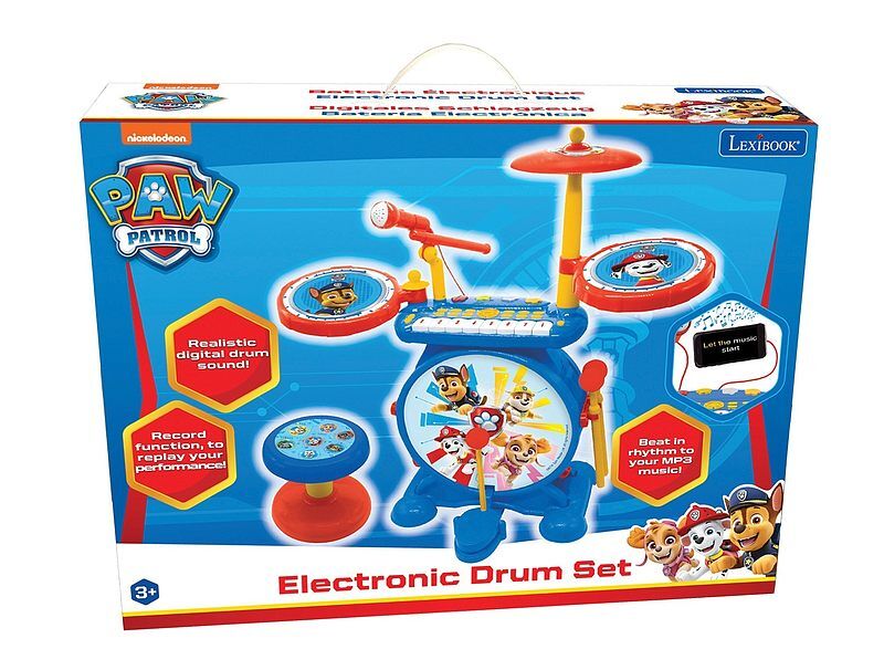 Elektroniczny zestaw muzyczny psi patrol perkusja z keybordem k610pa