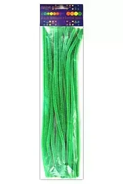 Druciki kreatywne 30 cm zielone 25 szt