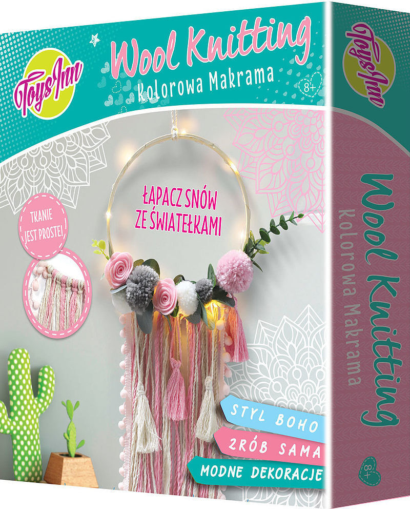 Knitting Studio Łapacz snów ze światełkami