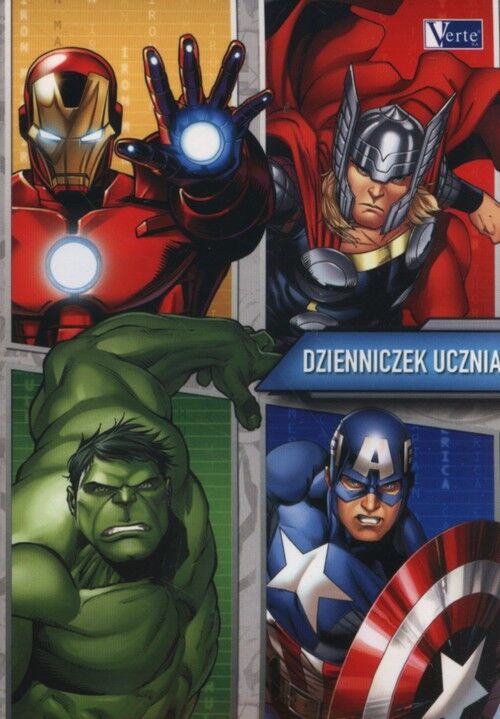 Dzienniczek ucznia A6 Avengers Assemble 10 sztuk