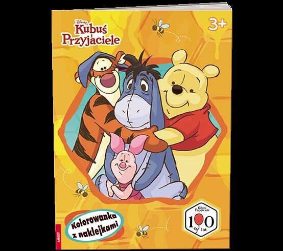 Disney Kubuś i przyjaciele Kolorowanka z naklejkami NA-9147