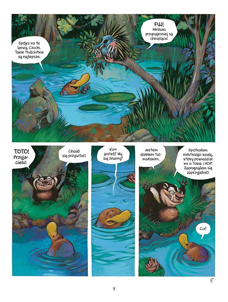 Dziobak Toto - 03 - Dziobak Toto i drapieżniki