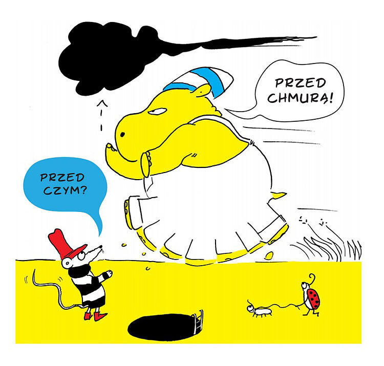 Mały, Duży i chmura
