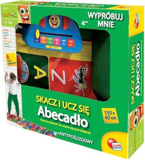 Karotka Skacz i ucz się Abecadło Mata edukacyjna
