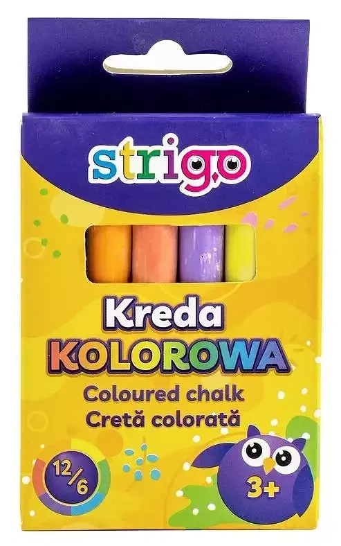 Kreda strigo kolorowa 12 szt