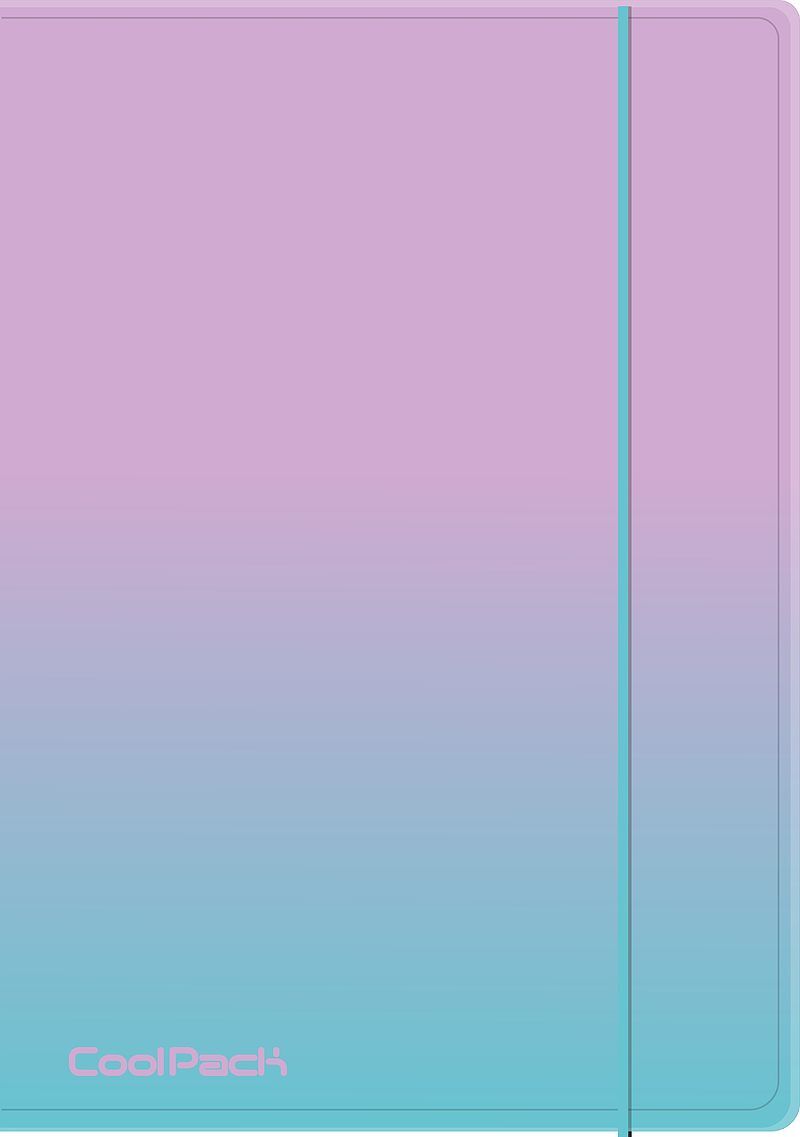 Teczka na gumkę a4 coolpack gradient blueberry