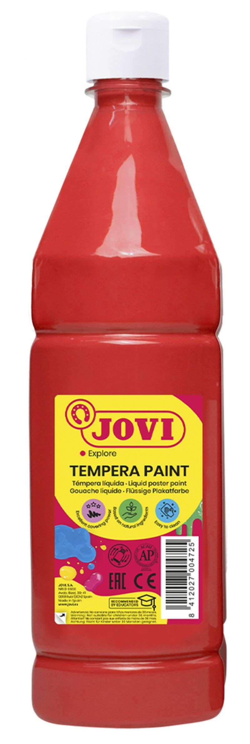 Farba plakatowa JOVI 1000ml czerwona