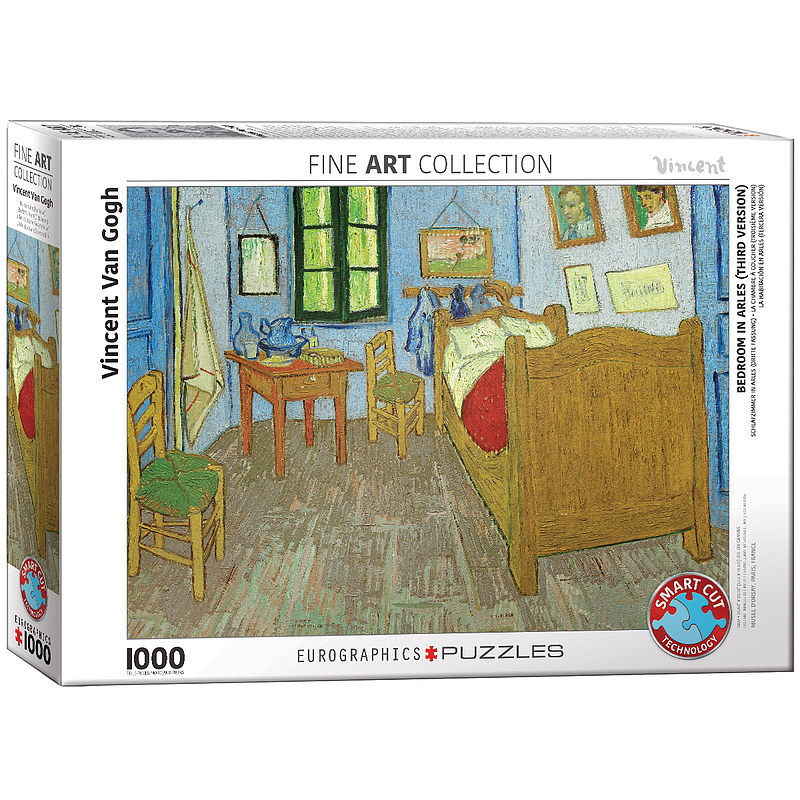 Puzzle 1000 sypialnia w arles, vincent van gogh 6000-0838