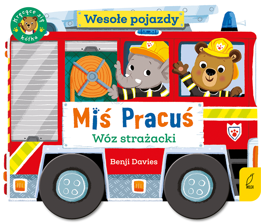 Miś Pracuś. Wesołe pojazdy. Wóz strażacki