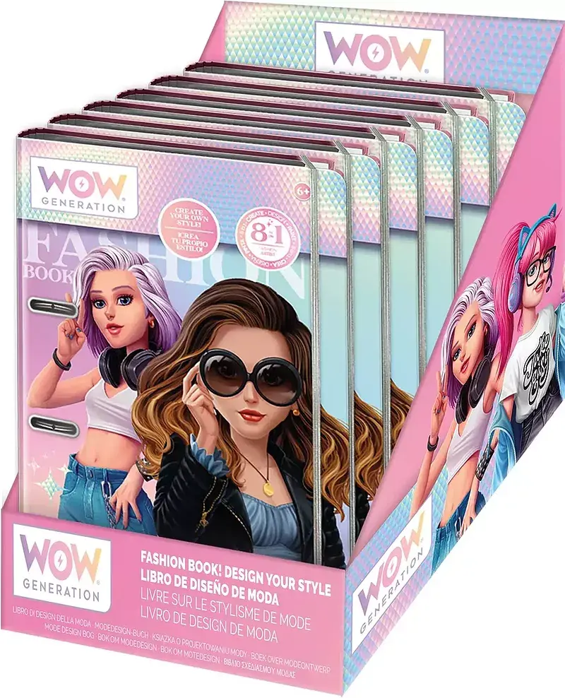 Zestaw kreatywny fashion book wow00054