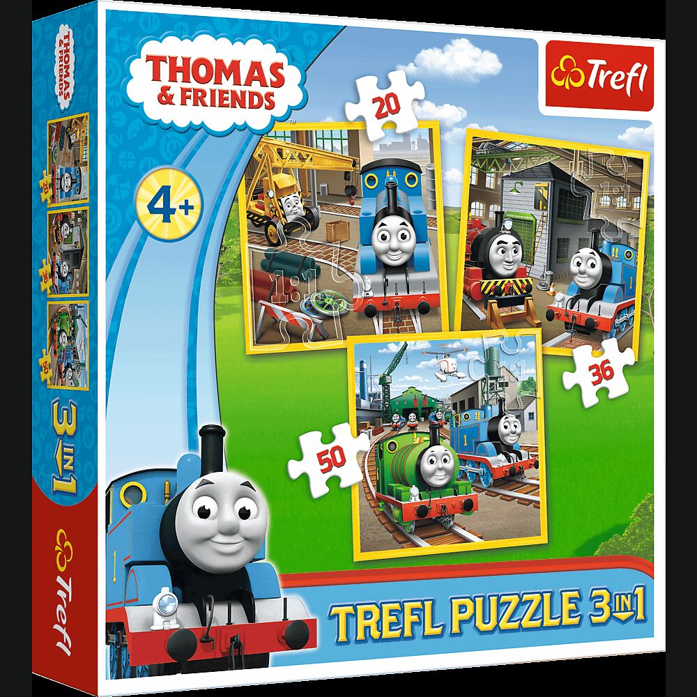 Puzzle 3w1 (20,36,50) Tomek rusza do akcji 34821
