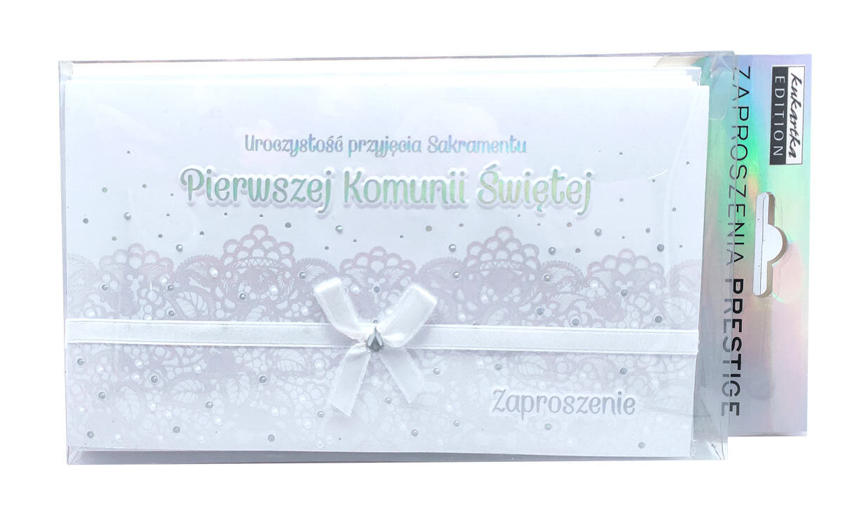 Zaproszenie Komunia 5szt. ZP-018