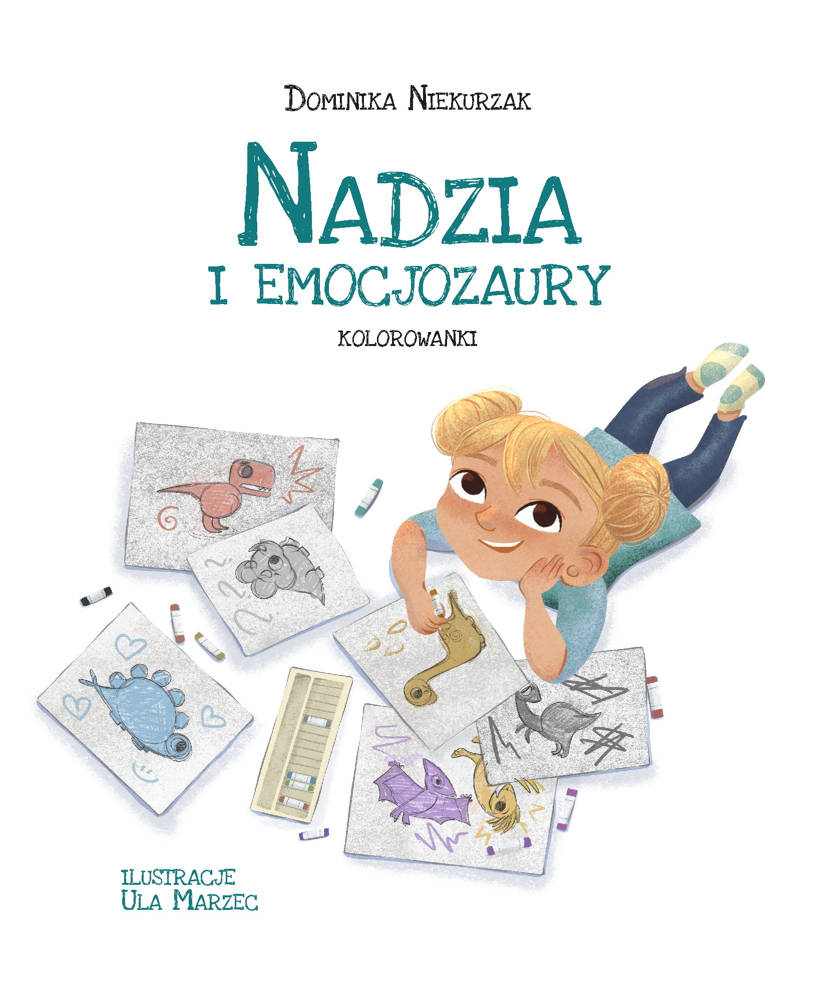 Nadzia i Emocjozaury - kolorowanki