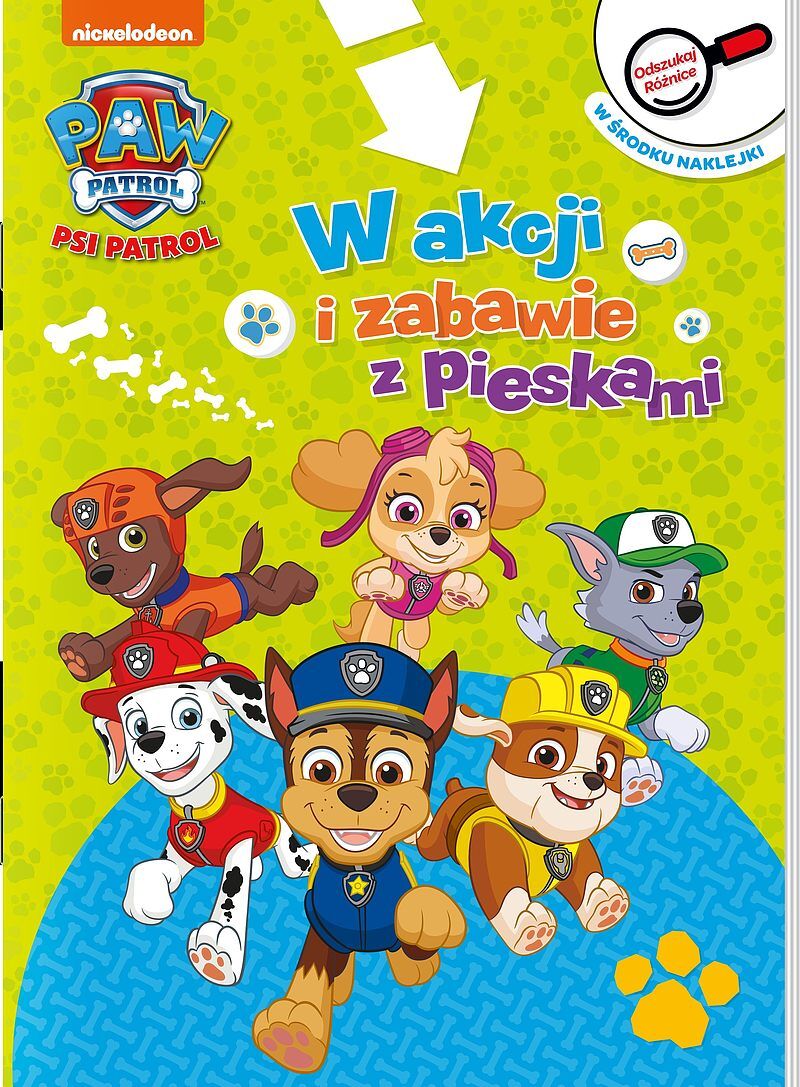Psi Patrol. Odszukaj różnice. W akcji i zabawie z pieskami