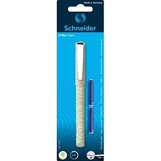 Pióro wieczne schneider glam + 2 cartridge mix blister