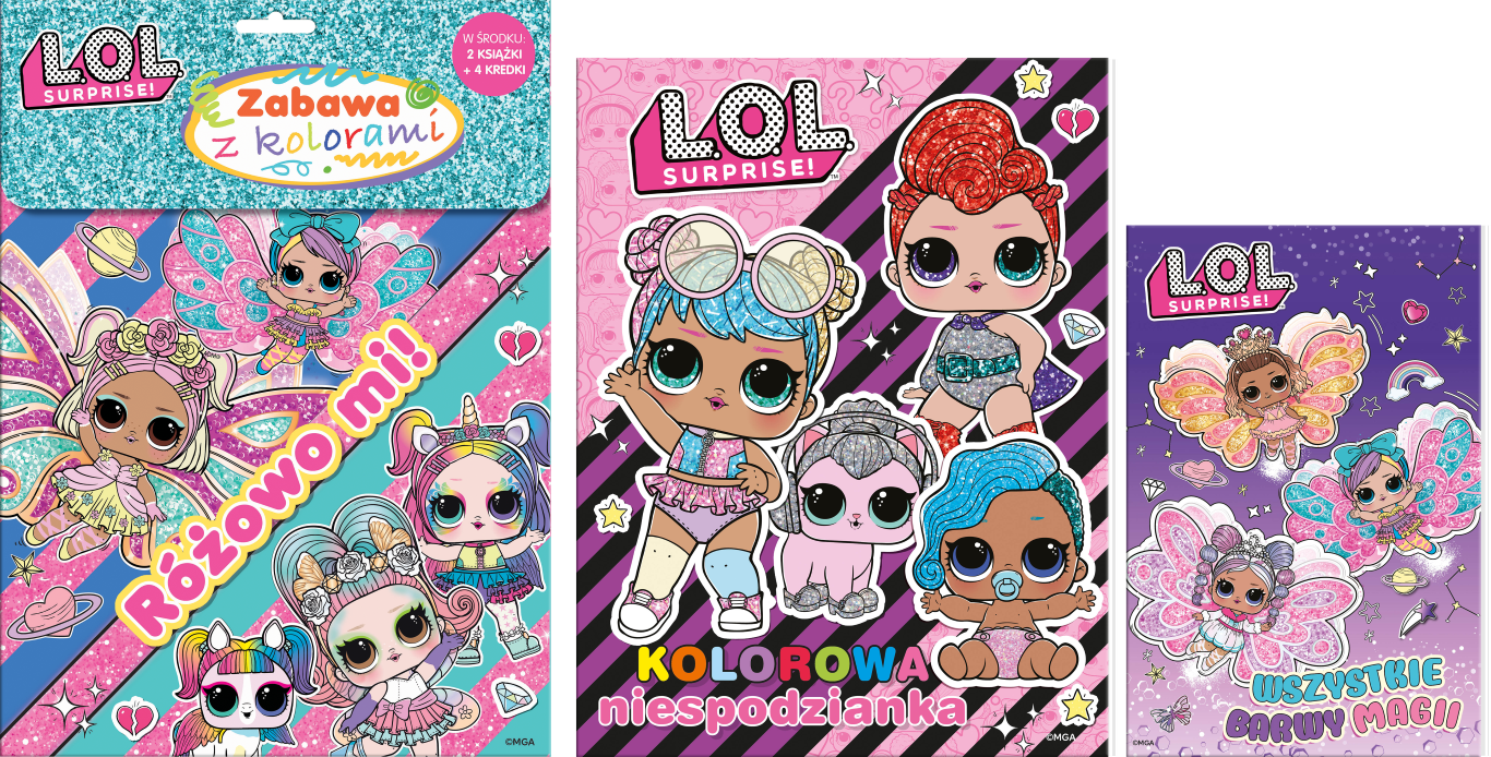 L.O.L. Surprise!. Zabawa z kolorami. Różowo mi!