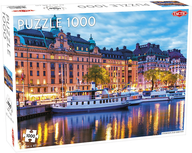 Puzzle Stockholm Old Town Pier 1000