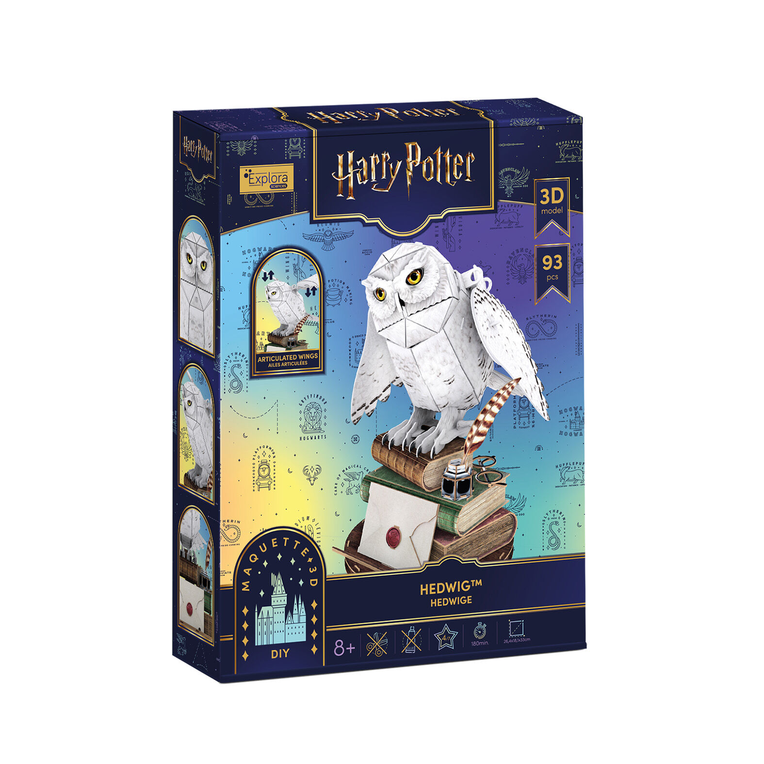 Puzzle 93 3D Harry Potter Hedwiga