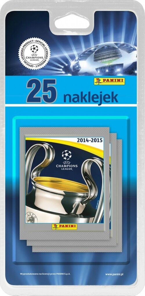 Blister z naklejkami UEFA CHAMPIONS