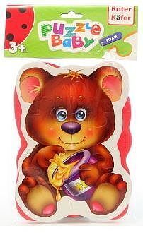 Puzzle piankowe baby miś królik rk1101-04