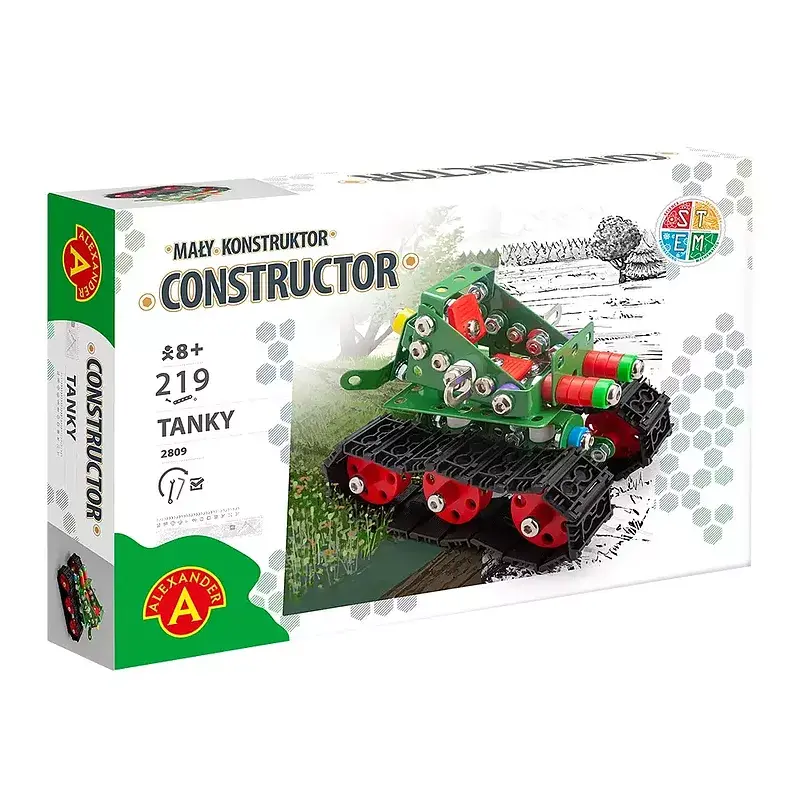Mały konstruktor tanky 219 elementów