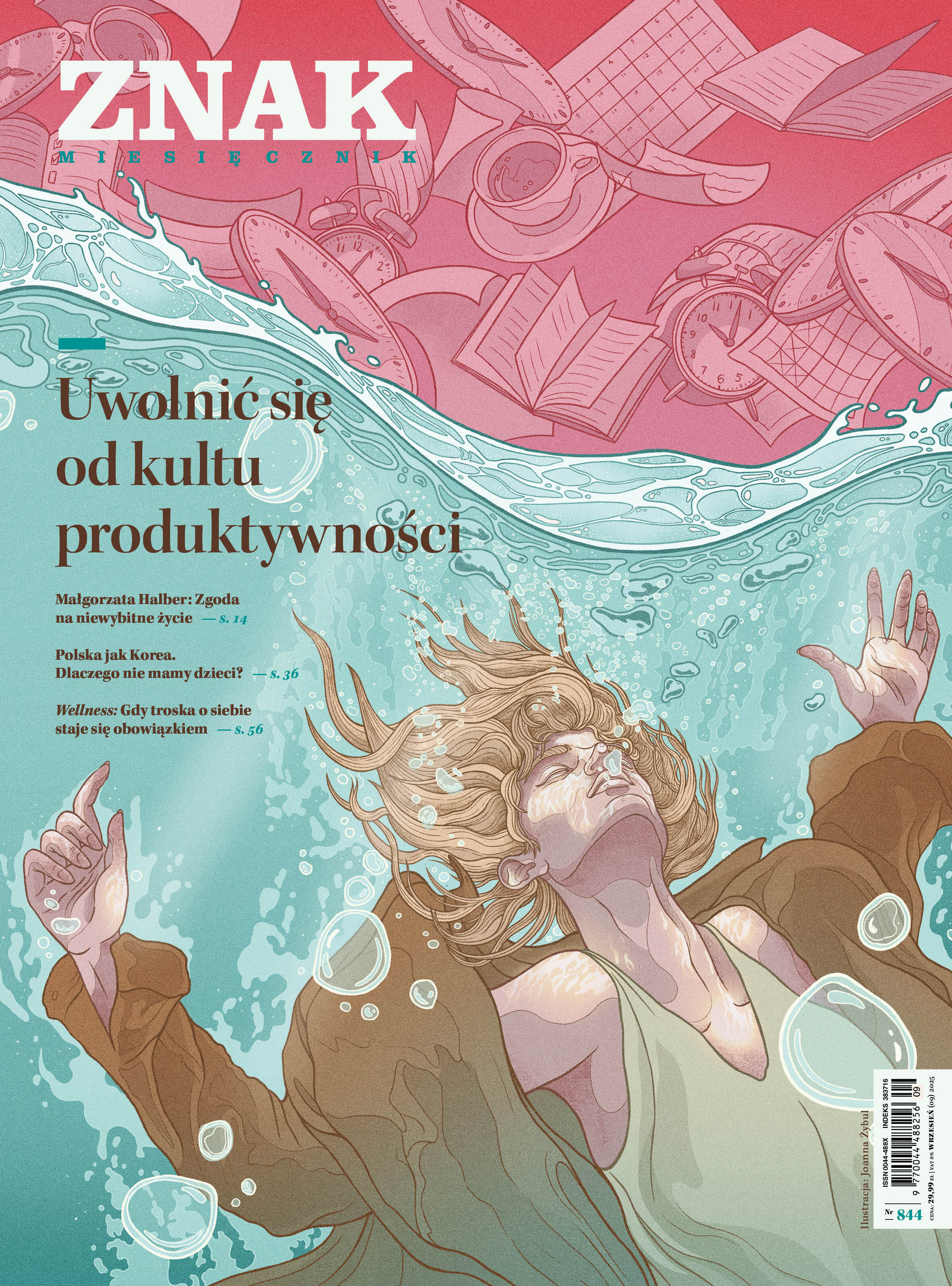 Miesięcznik ZNAK 844 (9/2025) - Uwolnić się od kultu produktywności