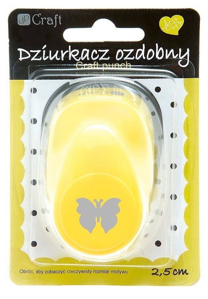 Dziurkacz ozdobny motyl 4 2,5cm mix