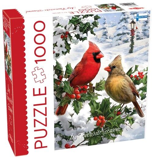 Puzzle 1000 XMAS Birds on Branch