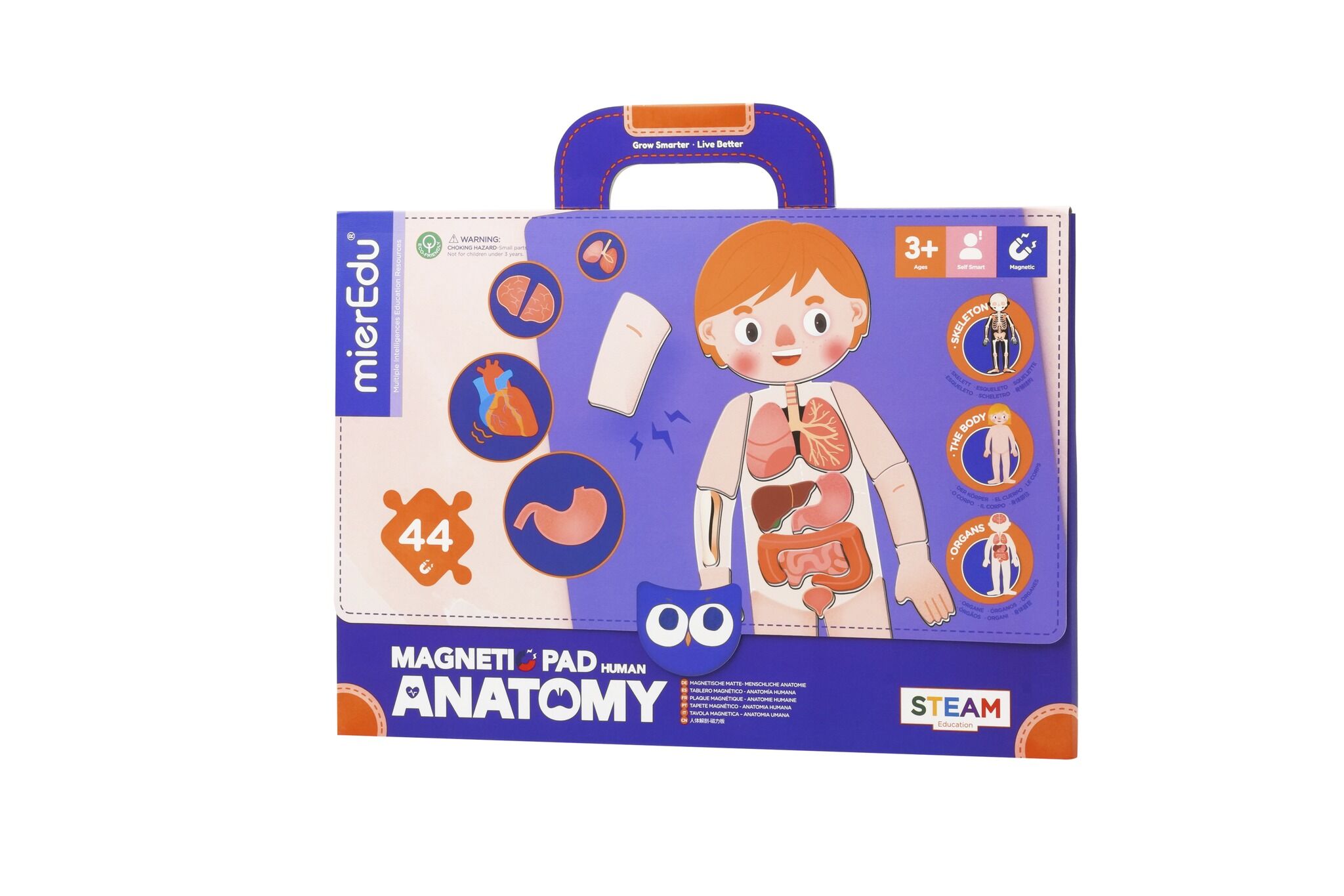Puzzle magnetyczna podkładka Anatomia człowieka