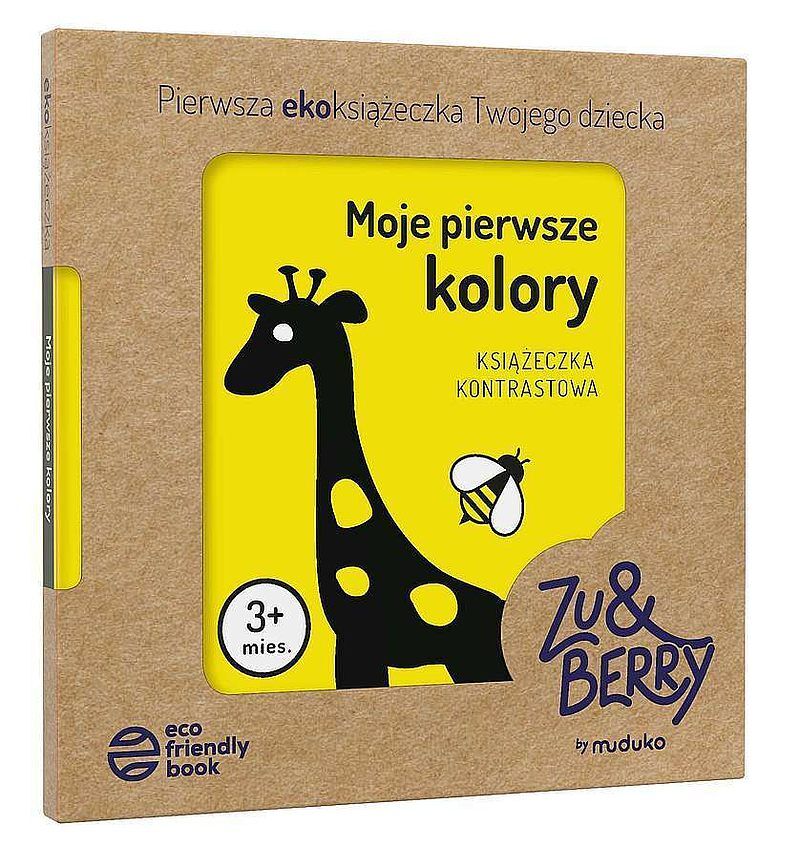 Moje pierwsze kolory. Książeczka kontrastowa 3 miesięcy+
