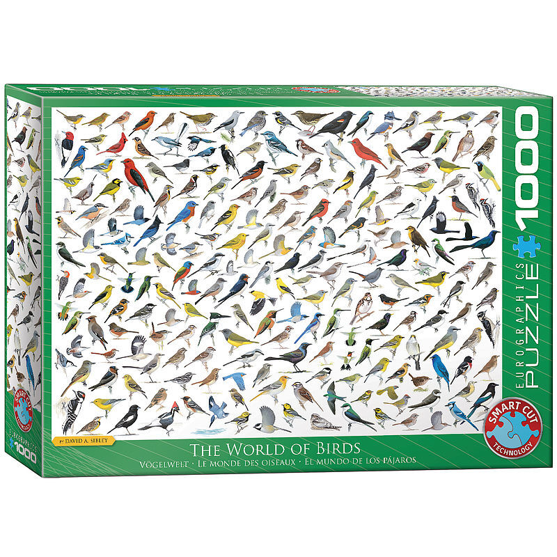 Puzzle 1000 świat ptaków 6000-0821