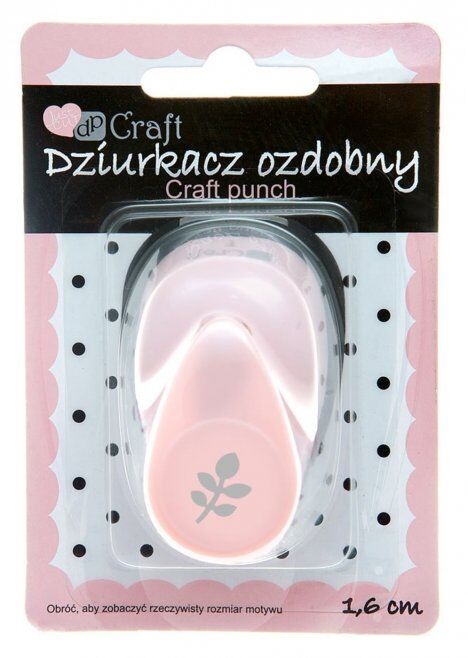 Dziurkacz ozdobny 1,6cm Gałązka 1 szt. mix
