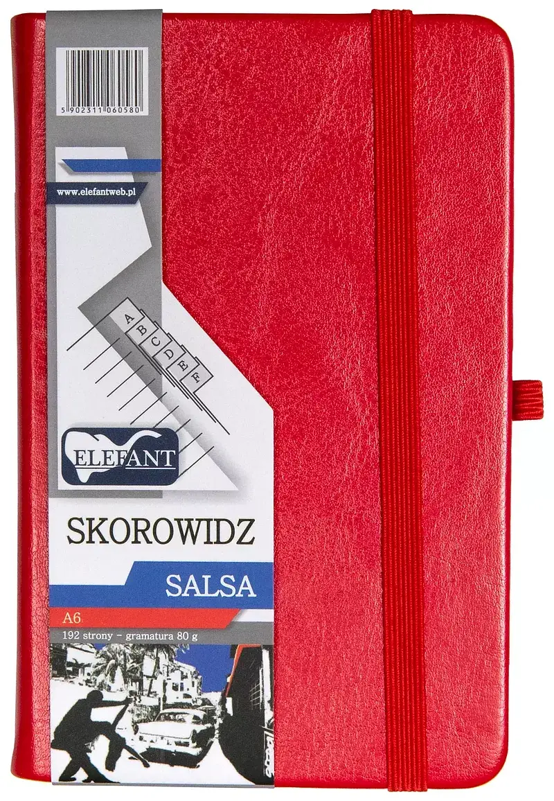 Skorowidz a6 salsa czerwony