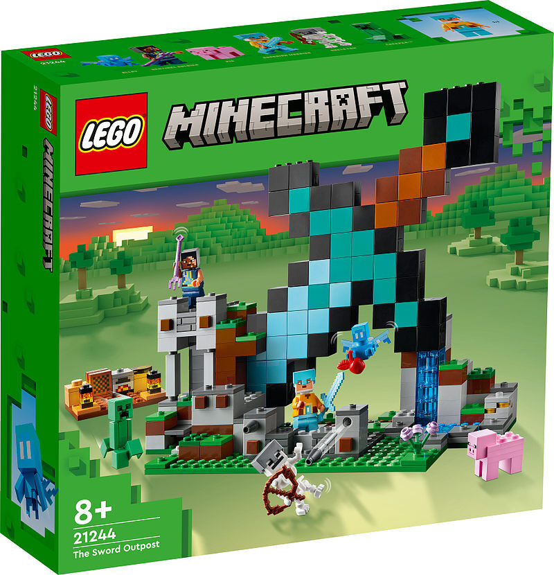 Lego minecraft bastion miecza 21244