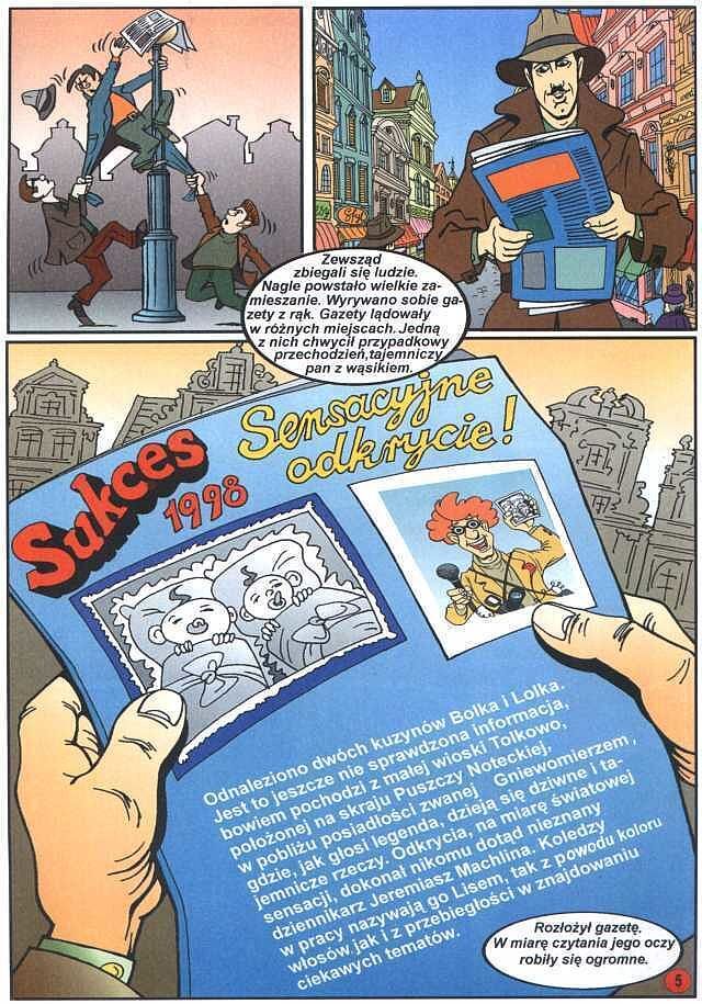 Przygody kuzynów Bolka i Lolka - 1 - Sensacyjne odkrycie