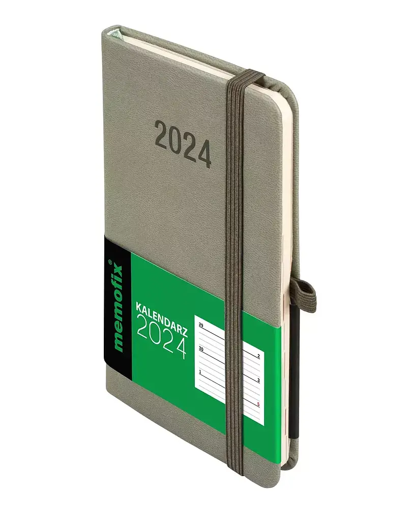 Kalendarz 2024 memo a6 tdw oliwka