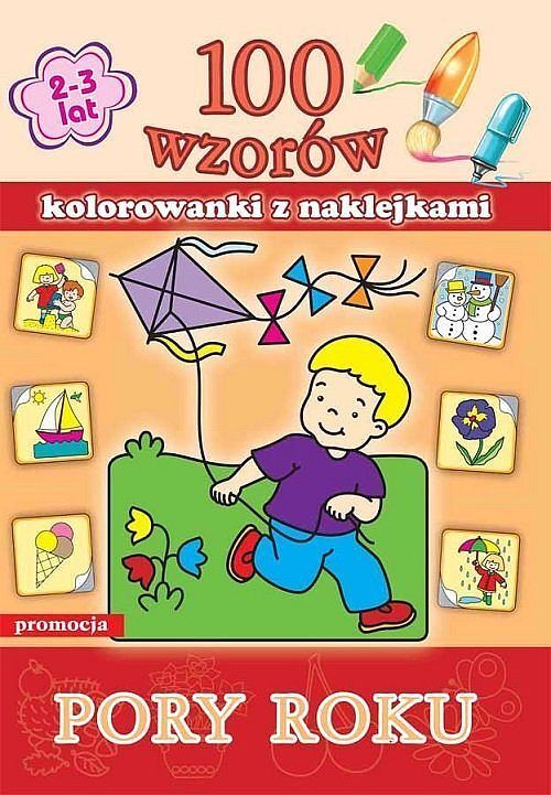 Pory roku 100 wzorów z naklejkami